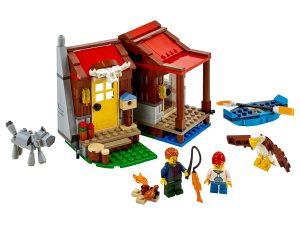 lego hut in de wildernis 31098