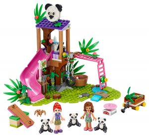 lego panda jungle boomhut 41422