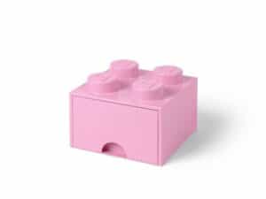 lego 5006173 opbergsteen met 4 noppen en 1 lade lichtpaars