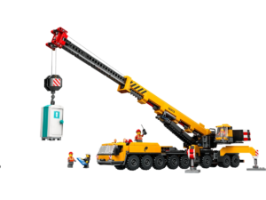 yellow mobile construction crane 60409