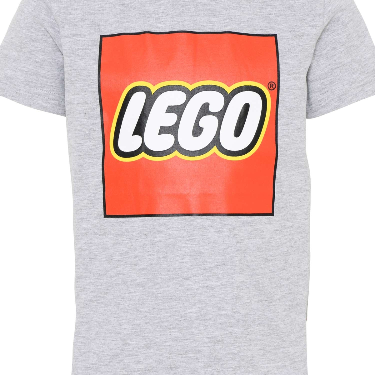 kids short sleeve logo t shirt gray melange 5009092